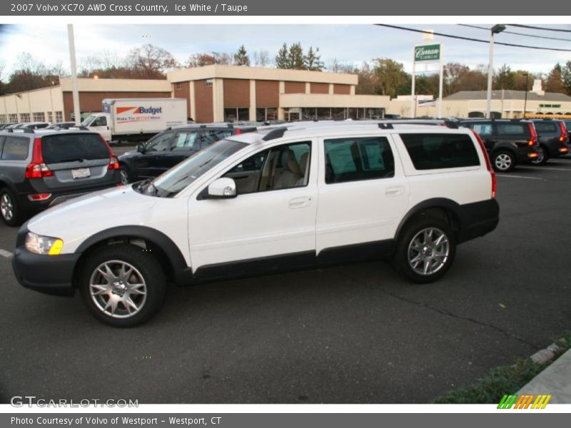 Ice White / Taupe 2007 Volvo XC70 AWD Cross Country