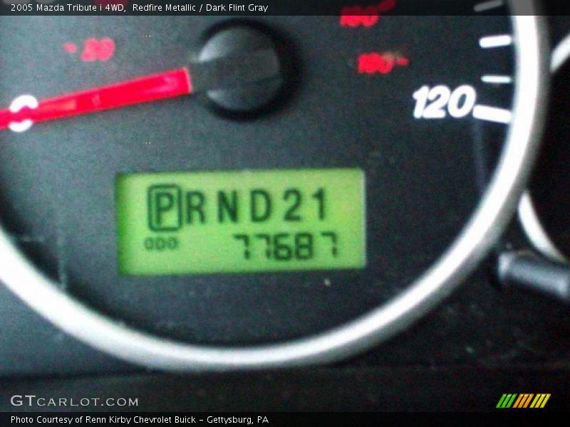 Redfire Metallic / Dark Flint Gray 2005 Mazda Tribute i 4WD