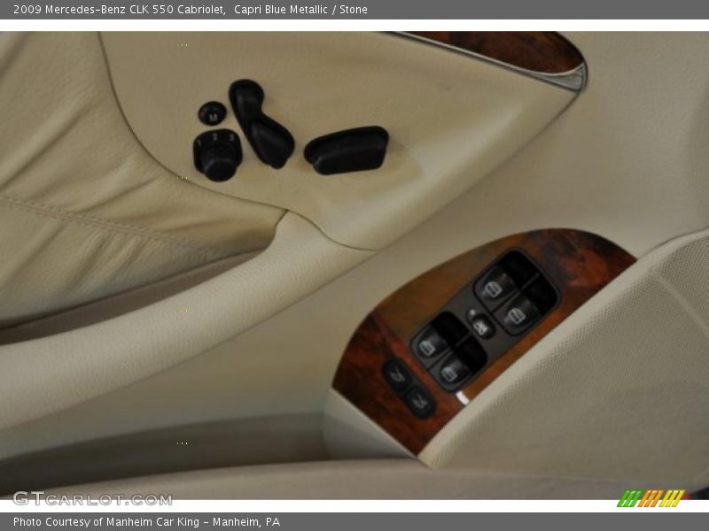 Controls of 2009 CLK 550 Cabriolet