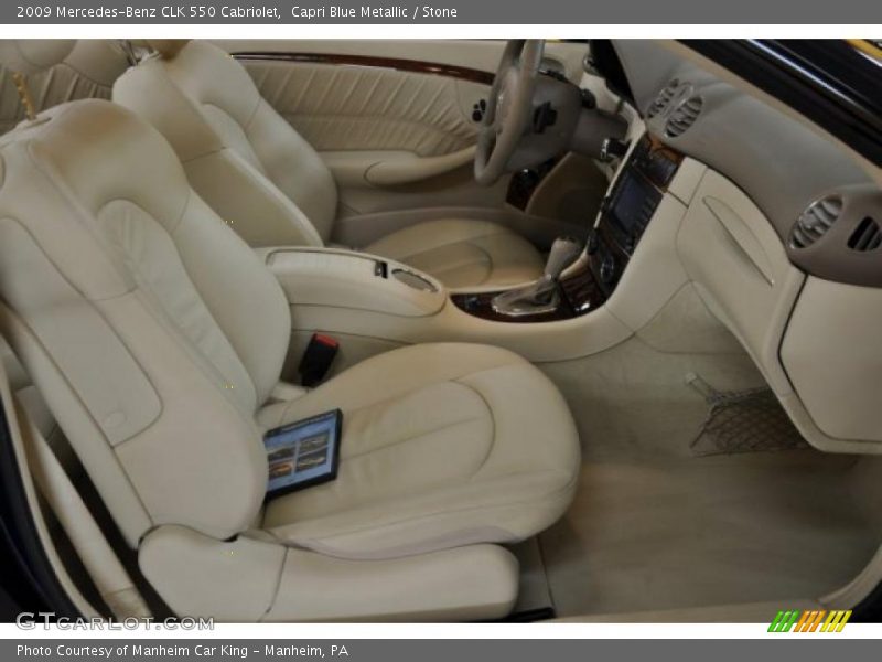  2009 CLK 550 Cabriolet Stone Interior