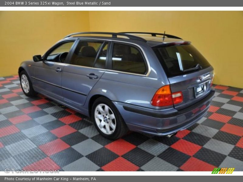 Steel Blue Metallic / Sand 2004 BMW 3 Series 325xi Wagon