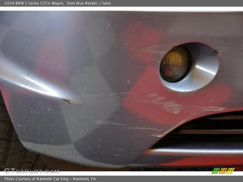 Steel Blue Metallic / Sand 2004 BMW 3 Series 325xi Wagon
