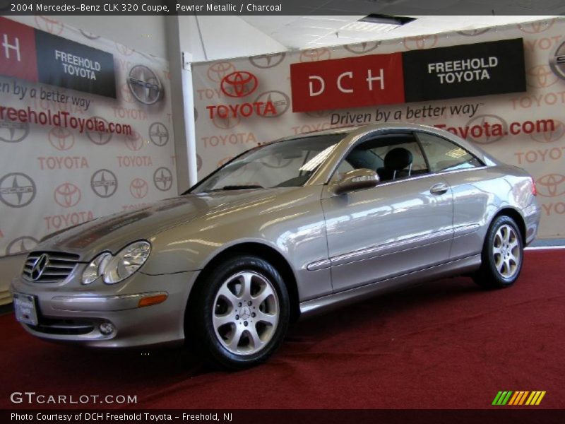 Pewter Metallic / Charcoal 2004 Mercedes-Benz CLK 320 Coupe