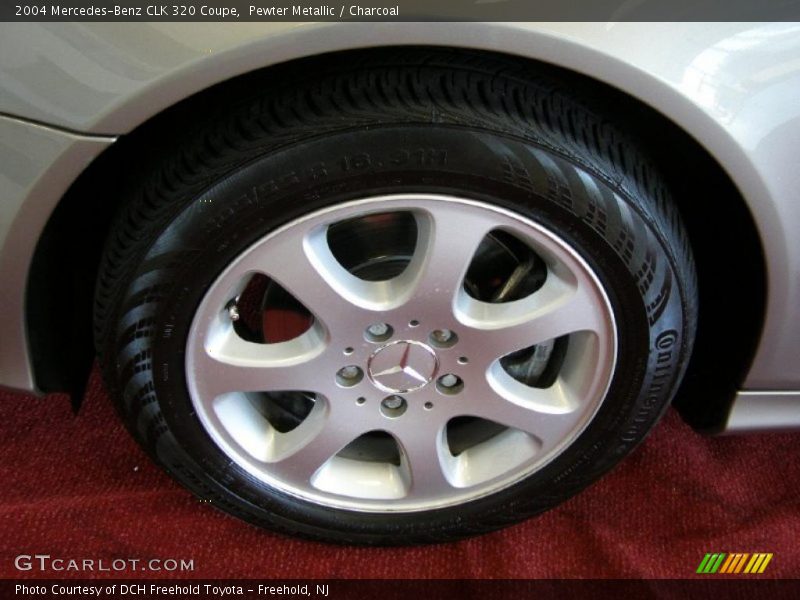 Pewter Metallic / Charcoal 2004 Mercedes-Benz CLK 320 Coupe