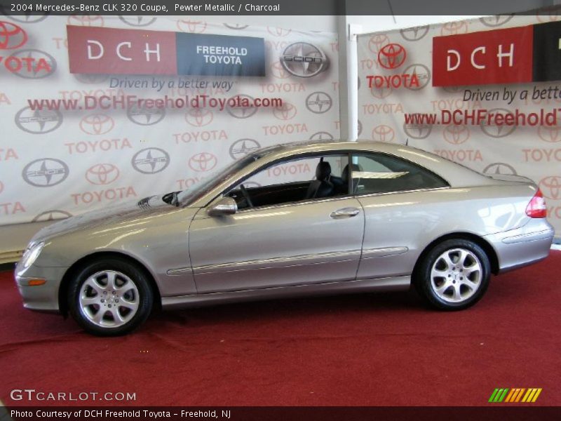 Pewter Metallic / Charcoal 2004 Mercedes-Benz CLK 320 Coupe