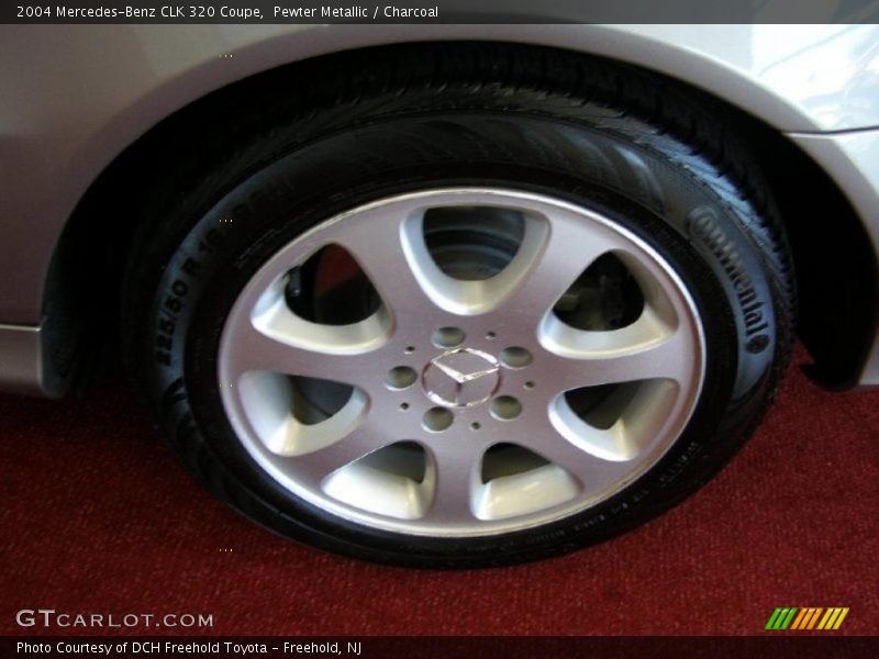 Pewter Metallic / Charcoal 2004 Mercedes-Benz CLK 320 Coupe