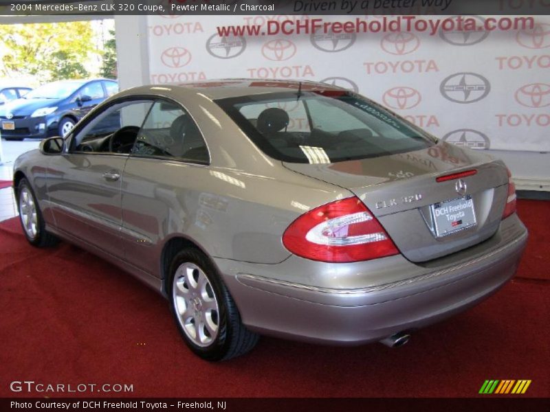 Pewter Metallic / Charcoal 2004 Mercedes-Benz CLK 320 Coupe
