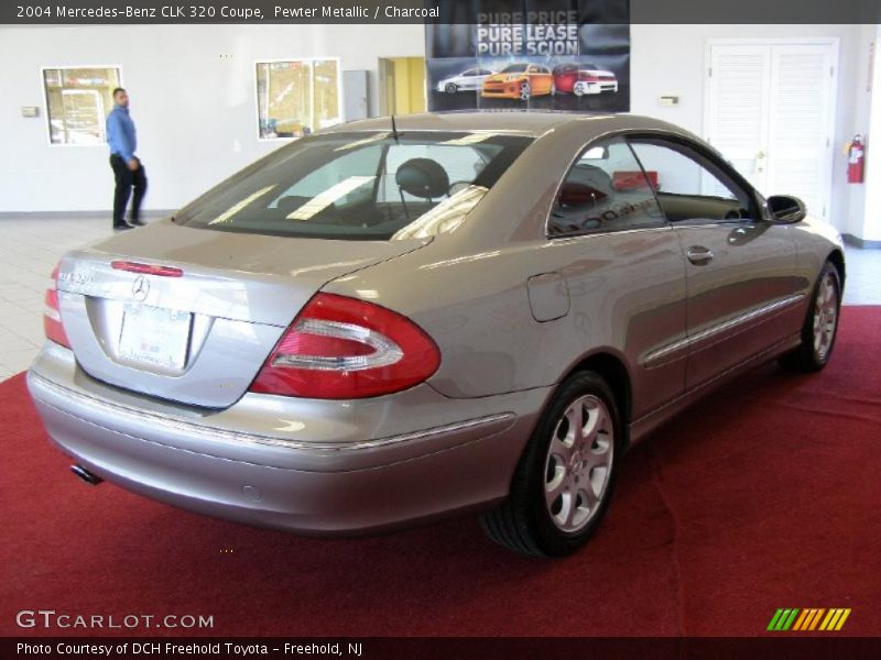 Pewter Metallic / Charcoal 2004 Mercedes-Benz CLK 320 Coupe