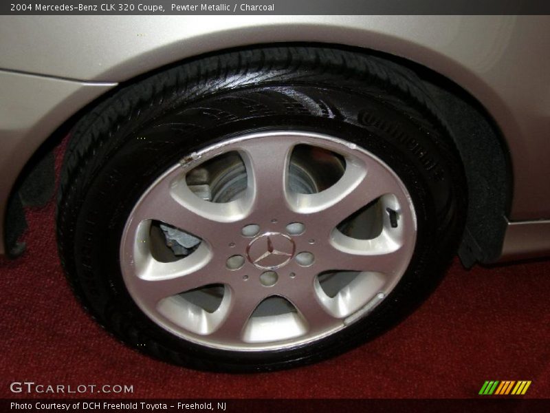 Pewter Metallic / Charcoal 2004 Mercedes-Benz CLK 320 Coupe