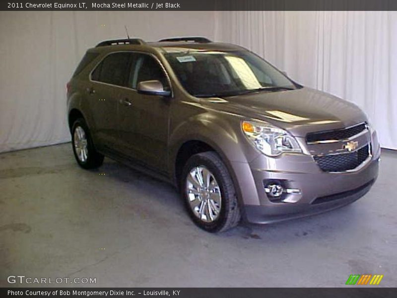 Mocha Steel Metallic / Jet Black 2011 Chevrolet Equinox LT
