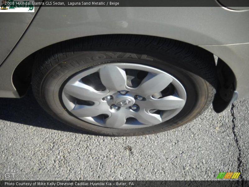 Laguna Sand Metallic / Beige 2008 Hyundai Elantra GLS Sedan