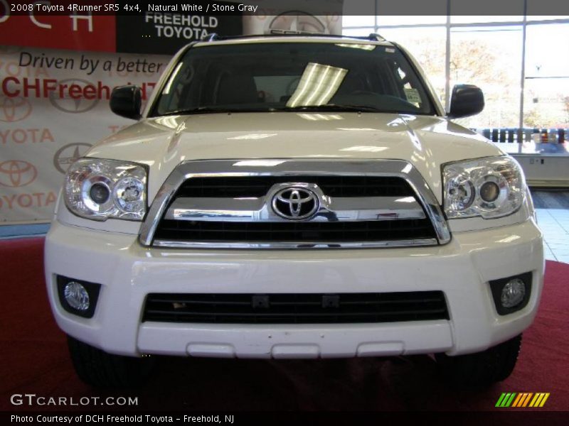 Natural White / Stone Gray 2008 Toyota 4Runner SR5 4x4