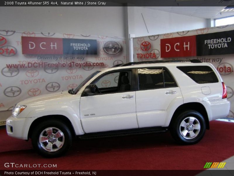 Natural White / Stone Gray 2008 Toyota 4Runner SR5 4x4