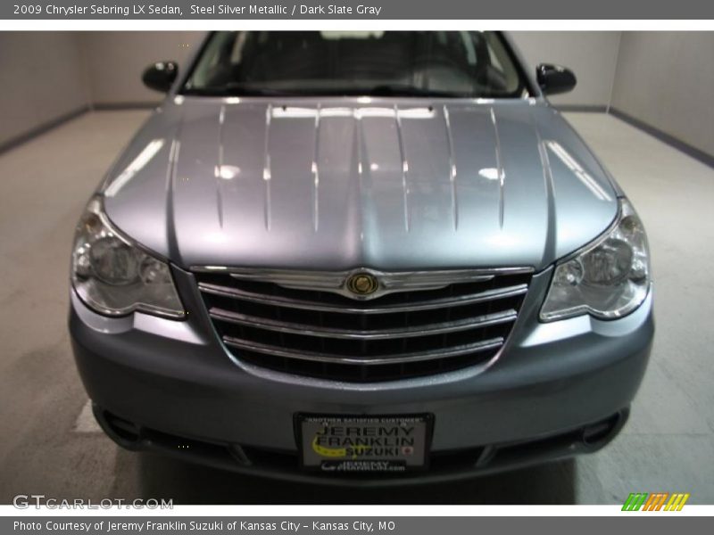 Steel Silver Metallic / Dark Slate Gray 2009 Chrysler Sebring LX Sedan