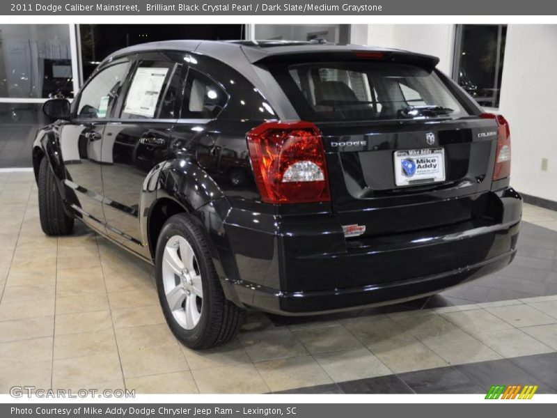 Brilliant Black Crystal Pearl / Dark Slate/Medium Graystone 2011 Dodge Caliber Mainstreet