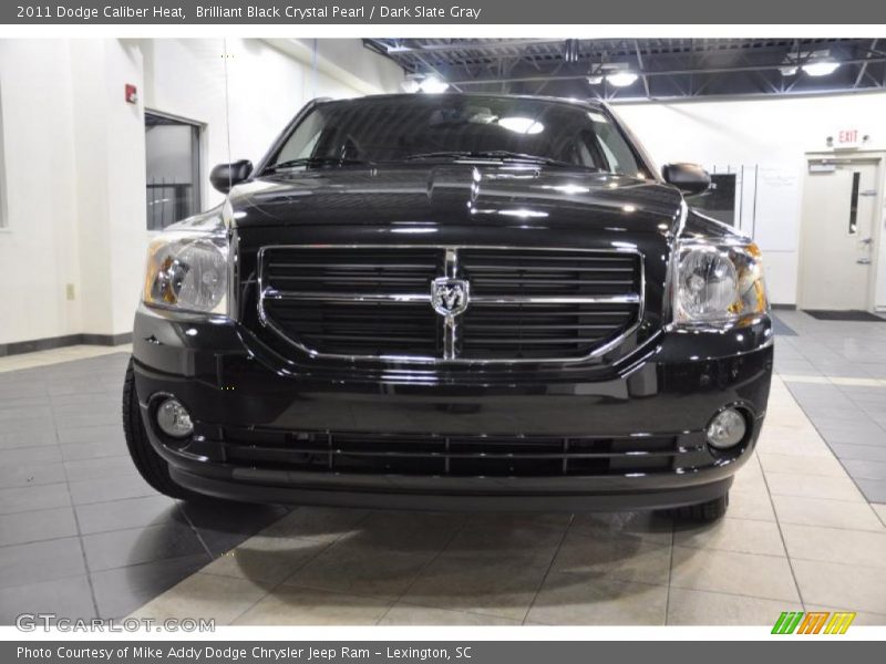 Brilliant Black Crystal Pearl / Dark Slate Gray 2011 Dodge Caliber Heat