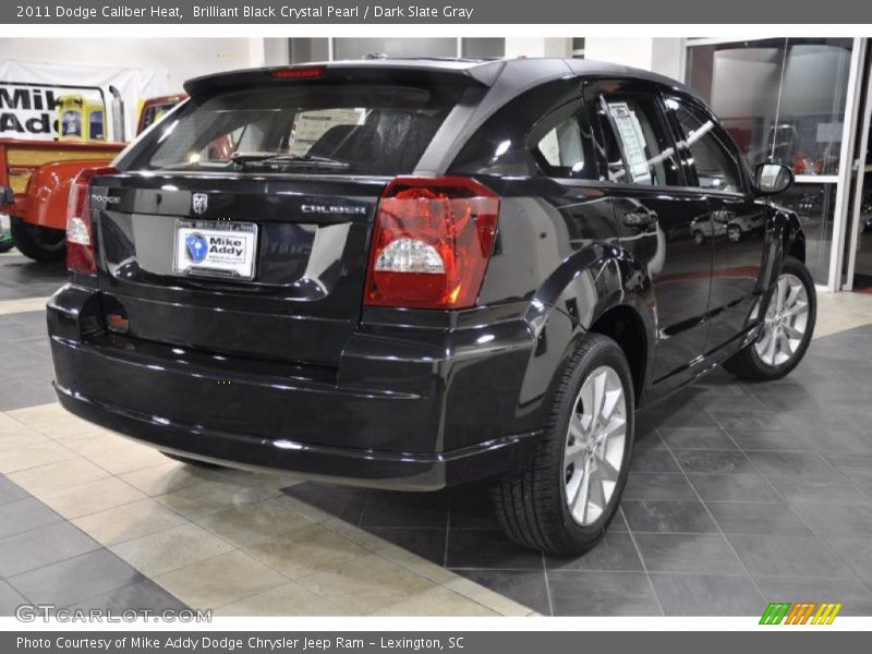 Brilliant Black Crystal Pearl / Dark Slate Gray 2011 Dodge Caliber Heat