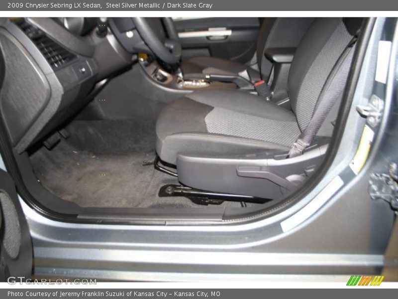 Steel Silver Metallic / Dark Slate Gray 2009 Chrysler Sebring LX Sedan