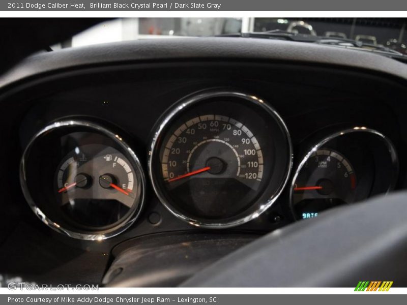 Brilliant Black Crystal Pearl / Dark Slate Gray 2011 Dodge Caliber Heat