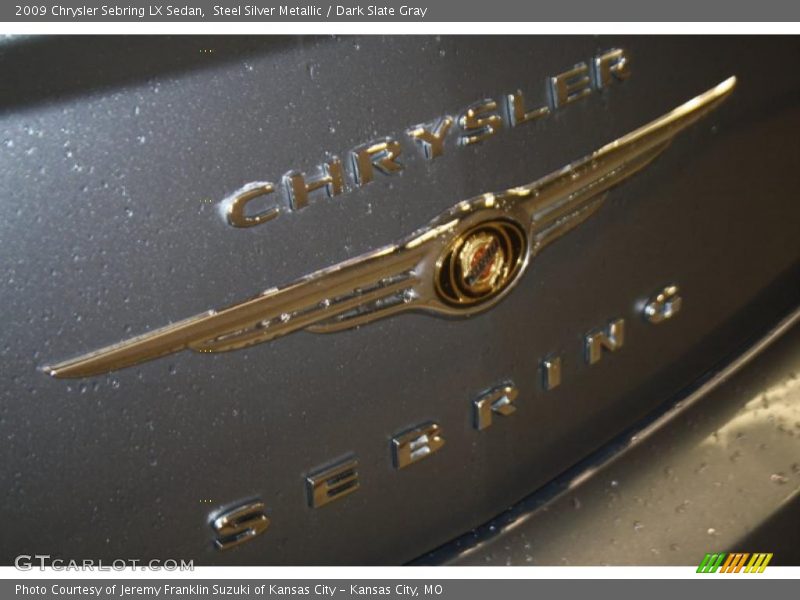 Steel Silver Metallic / Dark Slate Gray 2009 Chrysler Sebring LX Sedan