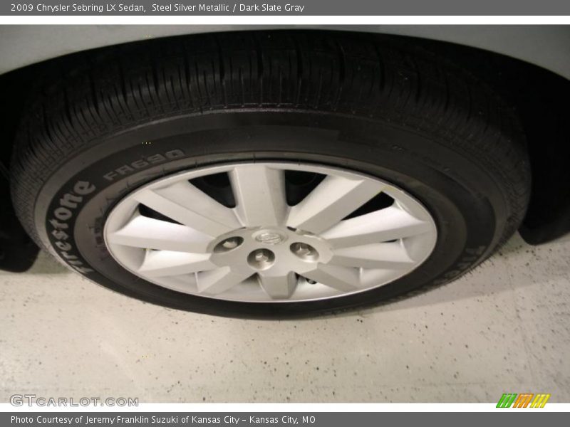 Steel Silver Metallic / Dark Slate Gray 2009 Chrysler Sebring LX Sedan