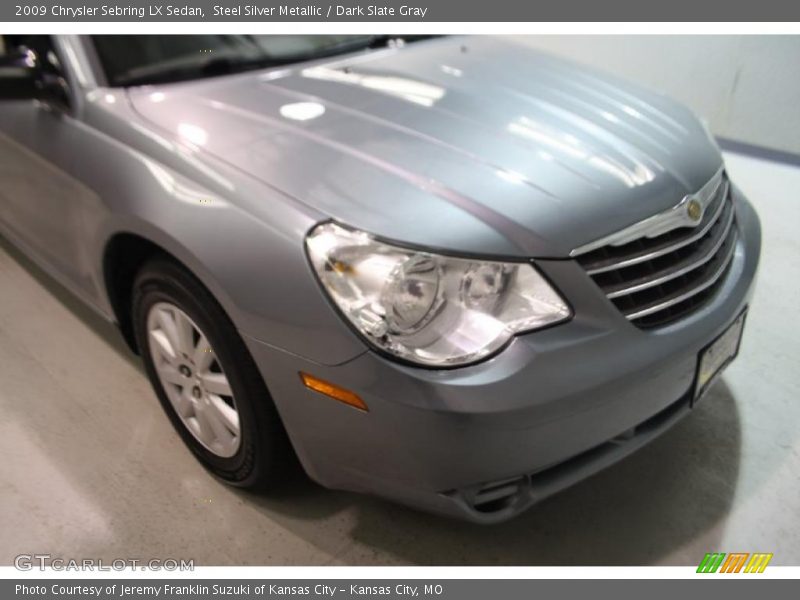 Steel Silver Metallic / Dark Slate Gray 2009 Chrysler Sebring LX Sedan