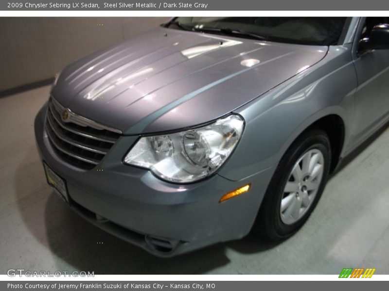 Steel Silver Metallic / Dark Slate Gray 2009 Chrysler Sebring LX Sedan