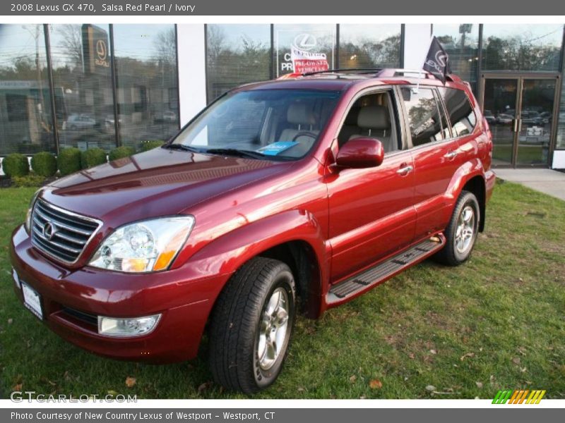 Salsa Red Pearl / Ivory 2008 Lexus GX 470