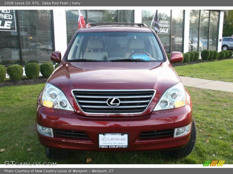 Salsa Red Pearl / Ivory 2008 Lexus GX 470