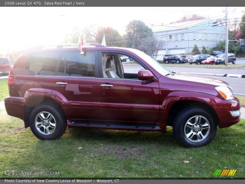 Salsa Red Pearl / Ivory 2008 Lexus GX 470