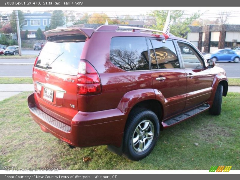 Salsa Red Pearl / Ivory 2008 Lexus GX 470