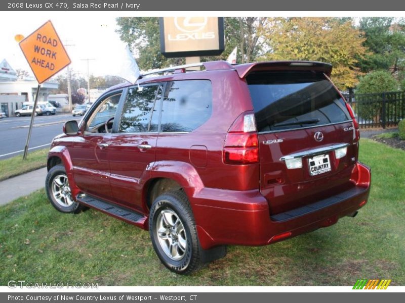 Salsa Red Pearl / Ivory 2008 Lexus GX 470