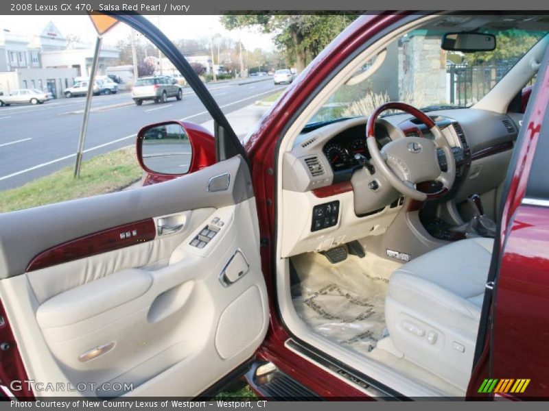 Salsa Red Pearl / Ivory 2008 Lexus GX 470