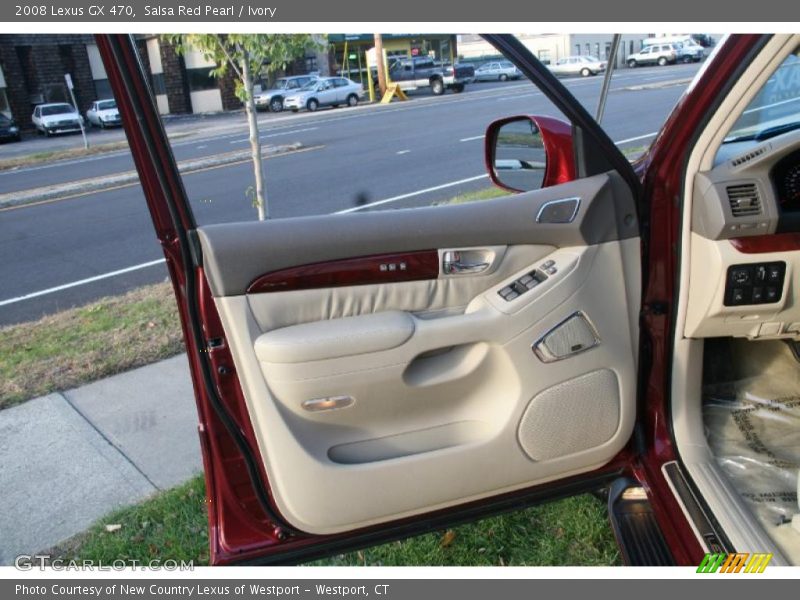 Salsa Red Pearl / Ivory 2008 Lexus GX 470
