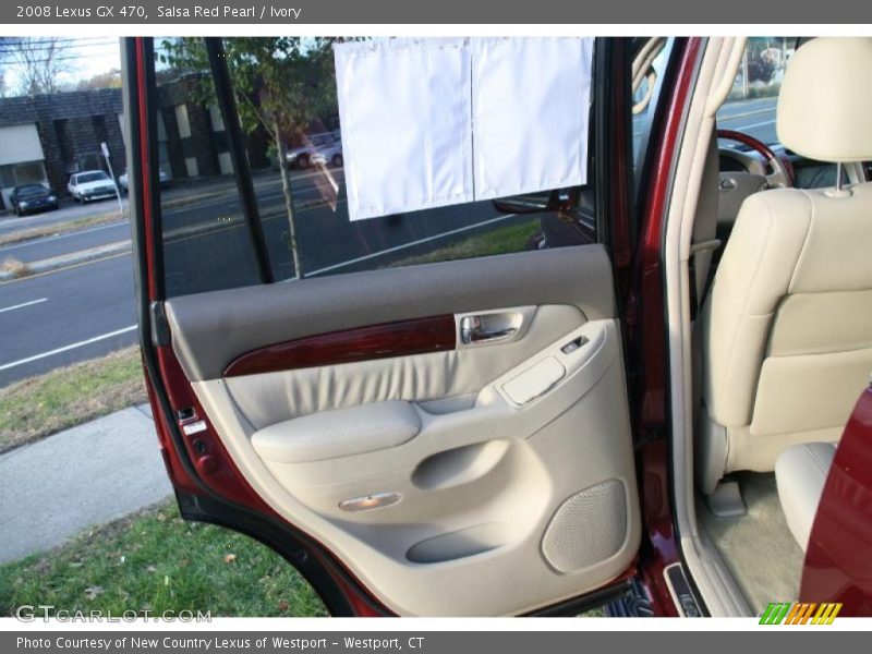 Salsa Red Pearl / Ivory 2008 Lexus GX 470