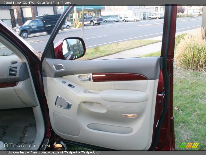 Salsa Red Pearl / Ivory 2008 Lexus GX 470