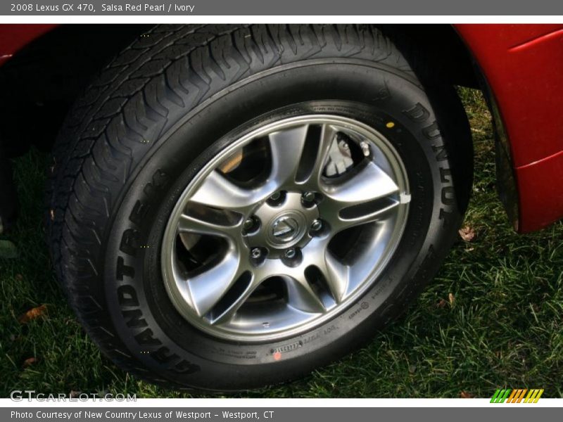 Salsa Red Pearl / Ivory 2008 Lexus GX 470