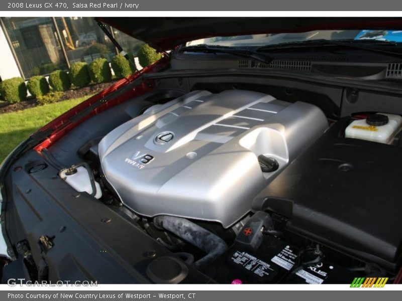 Salsa Red Pearl / Ivory 2008 Lexus GX 470