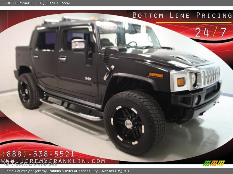 Black / Ebony 2006 Hummer H2 SUT