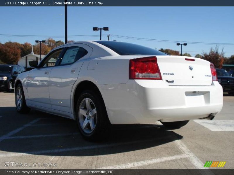 Stone White / Dark Slate Gray 2010 Dodge Charger 3.5L