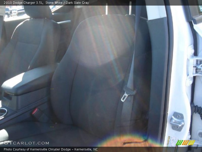 Stone White / Dark Slate Gray 2010 Dodge Charger 3.5L