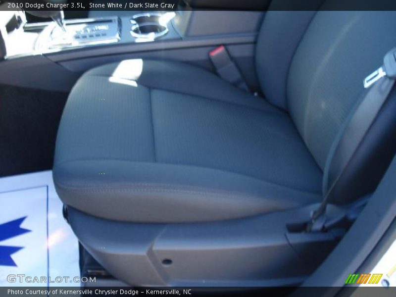 Stone White / Dark Slate Gray 2010 Dodge Charger 3.5L