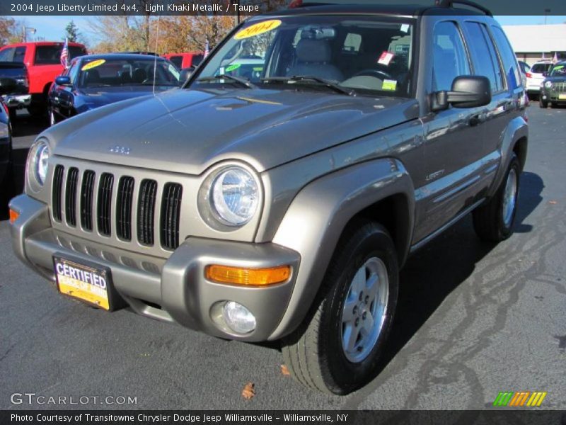 Light Khaki Metallic / Taupe 2004 Jeep Liberty Limited 4x4