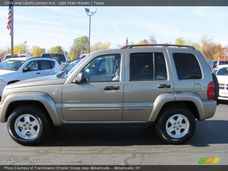 Light Khaki Metallic / Taupe 2004 Jeep Liberty Limited 4x4