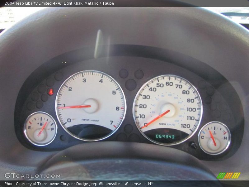 Light Khaki Metallic / Taupe 2004 Jeep Liberty Limited 4x4