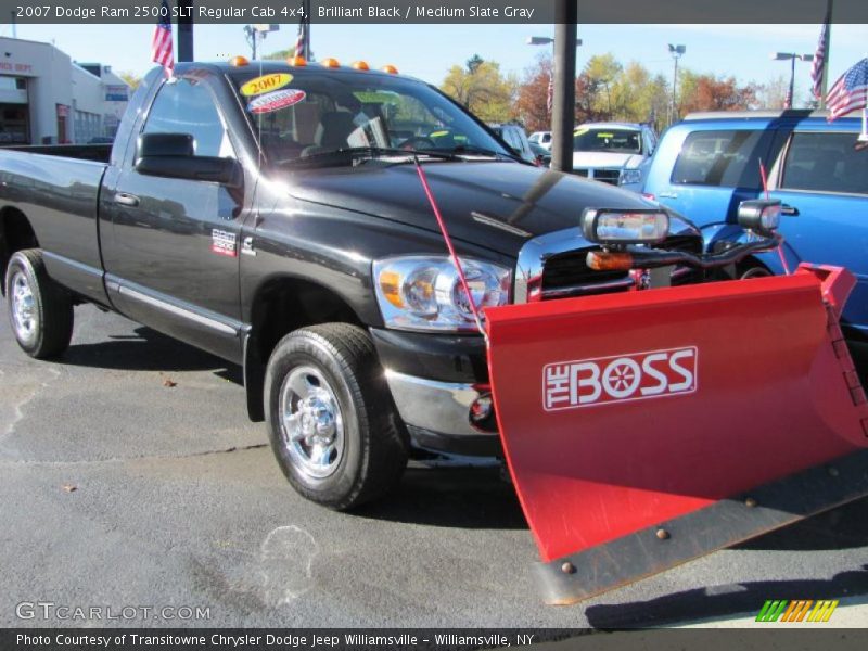 Brilliant Black / Medium Slate Gray 2007 Dodge Ram 2500 SLT Regular Cab 4x4