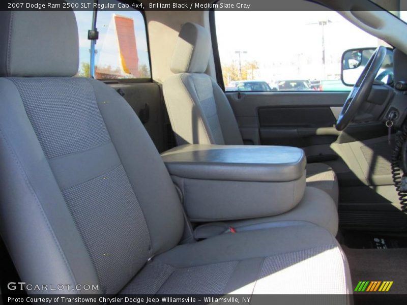 Brilliant Black / Medium Slate Gray 2007 Dodge Ram 2500 SLT Regular Cab 4x4
