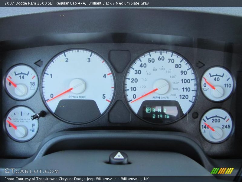  2007 Ram 2500 SLT Regular Cab 4x4 SLT Regular Cab 4x4 Gauges