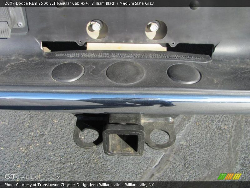 Brilliant Black / Medium Slate Gray 2007 Dodge Ram 2500 SLT Regular Cab 4x4