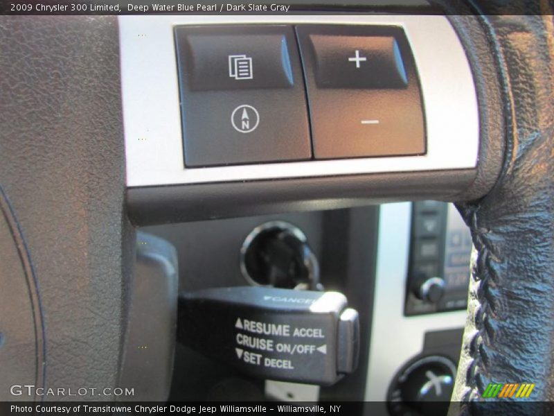 Deep Water Blue Pearl / Dark Slate Gray 2009 Chrysler 300 Limited